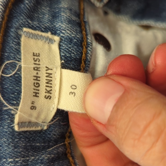 Madewell jeans 9" high rise skinny - Picture 3 of 6